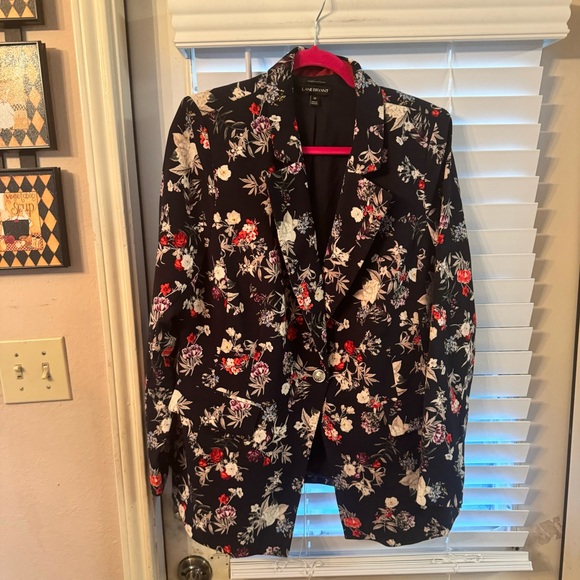 Lane Bryant Jackets & Blazers - Lane Bryant Floral "The Bryant" Blazer size 20